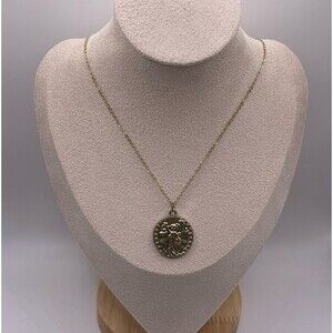 Macy's Women's Coin Pendant Layering Gold Tone Necklace